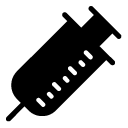 syringe glyph Icon