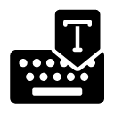 t keyboard glyph Icon