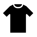 t shirt glyph Icon