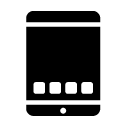 tablet glyph Icon
