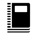 tagged notebook 4 glyph Icon
