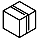 taped box solid icon
