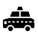 taxi glyph Icon