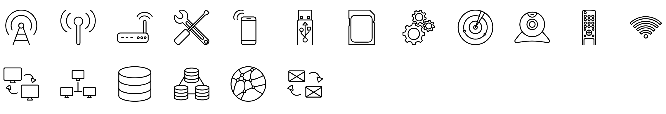 technology-line-icons-preview