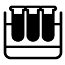 test tubes glyph Icon