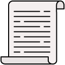 text document filled outline icon