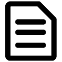 text document line icon