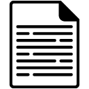 text document solid icon