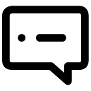 text message line Icon