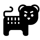 tiger glyph Icon