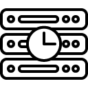 time server line Icon