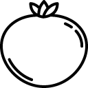 tomato line icon