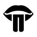 tongue glyph Icon copy