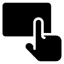 trackpad glyph Icon