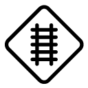 traintrack line Icon