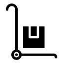 transfer box glyph Icon