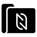 transfer folder glyph Icon