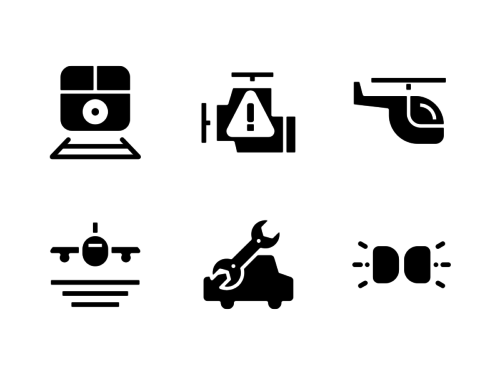 transportation-glyph-icons