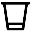 trash_1 line icon