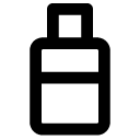 travelling luggage line icon
