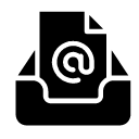 tray email glyph Icon