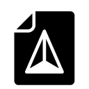 triangle file glyph Icon