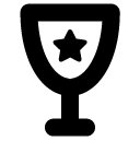 trophy line icon