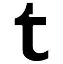 tumblr glyph Icon copy