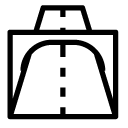 tunnel bridge line Icon