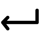 turn line icon