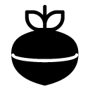 turnip glyph Icon