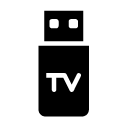 tv usb glyph Icon