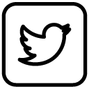 twitter bird line Icon