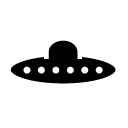 ufo glyph Icon