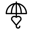 umbrella line Icon