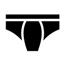 underwear glyph Icon