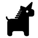 unicorn glyph Icon copy