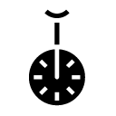 unicycle glyph Icon