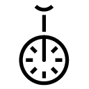 unicycle line Icon