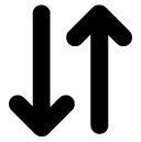 up down line icon