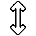 up down_2 line icon