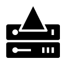 upload server glyph Icon