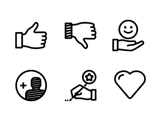 user-actions-line-icons
