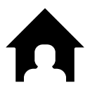 user home glyph Icon