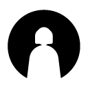 user woman 1 glyph Icon