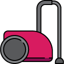 vacuum cleaner filled outline icon