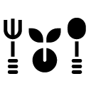 vegetable meal glyph Icon