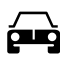vehicle car glyph Icon