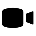 video cam glyph Icon