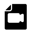 video camera glyph Icon